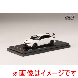 ホビージャパン ホビージャパン HJ644063W HJ64 1/64 ホンダ CIVIC TYPE R FL5 RACING BLACK Package 2025 チャンピオンシップホワイト