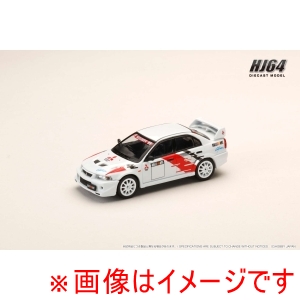 ホビージャパン ホビージャパン HJ643033RA HJ64 1/64 三菱 LANCER RS EVOLUTION 6 CP9A 2000 RALLIART ホワイト