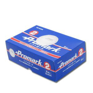 プロマーク Promark プロマーク SB-8026 ソフトボール練習球2号 6球入 WH