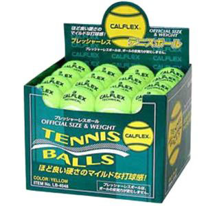 カルフレックス CALFLEX カルフレックス LB-4048YL テニスボール 硬式一般用 48球入 YL