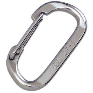 水本機械製作所 水本機械製作所 DF-6 ステンレス Dフック 長さ64mm 使用荷重0.69kN