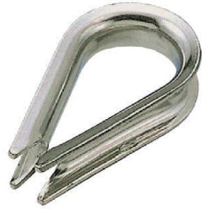 水本機械製作所 水本機械製作所 KRN-12-14 フック ステンレス 板シンブル 使用ロープ径12～14mm