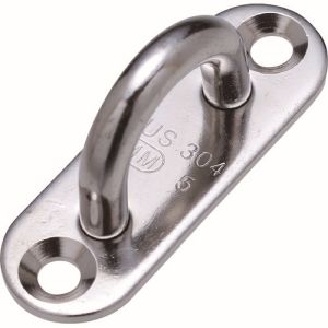 水本機械製作所 水本機械製作所 A-524 アイプレート ステンレス パッドアイ 12mm×36mm