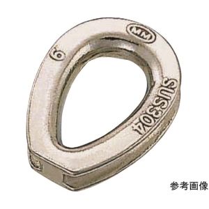 水本機械製作所 水本機械製作所 A-1048 ステンレス シンブル 使用ロープ径14mm