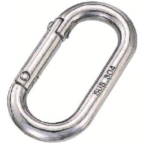 水本機械製作所 水本機械製作所 B-196 ステンレス オーバルキャッチ 線径8mm 長さ54mm