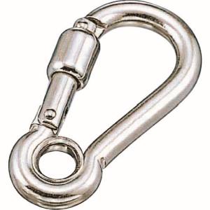 水本機械製作所 水本機械製作所 B-882 ステンレス オープンフックA型 リング付 線径6mm 長さ63mm