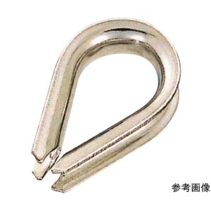 水本機械製作所 水本機械製作所 B-1097 ステンレス 板シンブル 使用ロープ径2.5mm