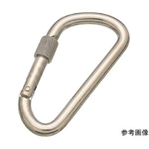 水本機械製作所 水本機械製作所 B-1413 ステンレス カラビナD型 環付 線径10mm 長さ113mm