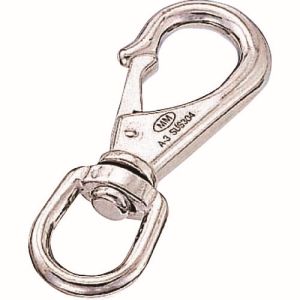 水本機械製作所 水本機械製作所 B-1847 ステンレス スイベルスナップ 線径2.5mm 長さ37mm