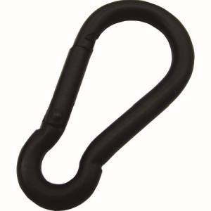 水本機械製作所 水本機械製作所 B-2839 ステンレス スナップフックB型 黒色塗装 線径7mm 長さ70mm