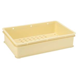 サンコー 三甲 サンコー PP カラー 大型 番重 底面穴付 大A-2 クリーム