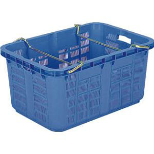 サンコー 三甲 サンコー サンテナー A120 ハンドル付 青 SK-A120H-BL 808×553×370