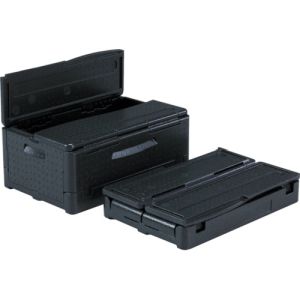 サンコー 三甲 サンコー 折りたたみコンテナー EP38B ブラック SKO-EP38B-BK メーカー直送 代引不可 北海道沖縄離島不可