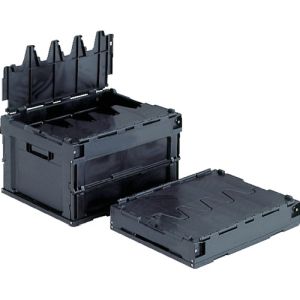 サンコー サンコー NO.551640 フタ一体型折りたたみコンテナー 551640 サンクレットオリコン20B 導電