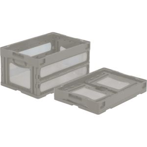 サンコー 三甲 サンコー SKO-O-40B-GLL 折りたたみコンテナー 559040 マドコン O-40B グレー メーカー直送 代引不可 北海道沖縄離島不可