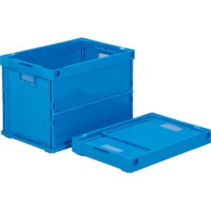 サンコー 三甲 サンコー SKPO-O60B-BL 折りたたみコンテナー 559300 ペタンコ O-60B ブルー メーカー直送 代引不可 北海道沖縄離島不可