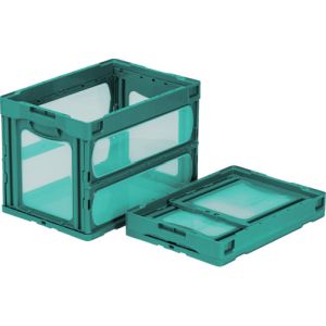 サンコー 三甲 サンコー SKO-O-60B-GR 折りたたみコンテナー 559240 マドコン O-60B グリーン メーカー直送 代引不可 北海道沖縄離島不可