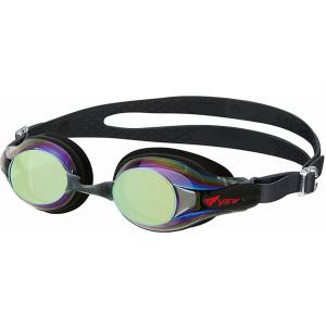 ビュー VIEW ビュー ZURRO ズット ジュニア スイミングゴーグル ミラーモデル 6-12歳 ブラックイエロー BKY V722JMR