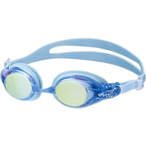 ビュー VIEW ビュー ZURRO ズット ジュニア スイミングゴーグル ミラーモデル 6-12歳 ピンクブルーイエロー PBLY V722JMR