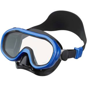 リーフツアラー ReefTourer リーフツアラー シリコーン製 シュノーケリング用マスク 子供用 ブラックメタリックブルー BKMB RM1008