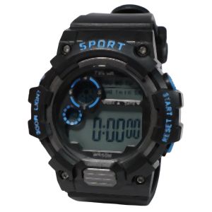 クレファ― CREPHA クレファ― テルバ デジタルウオッチ ストップウォッチ機能付き ブルー TE-D280-BKB