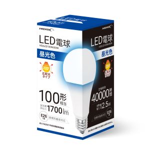 ハイディスク HI DISC ハイディスク HD2LED100W6500K LED電球 E26口金 100形相当 1700lm 昼光色
