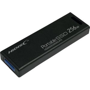 ハイディスク HI DISC ハイディスク HDMSSD256GJP3R MiniStickポータブルSSD 256GB USB3.2Gen2対応データ 録画用