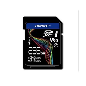 ハイディスク HI DISC HDSDX256GCL10U3JP3V90 超高速SDXCカード 256GB CLASS10 UHS-2 U3 V90対応