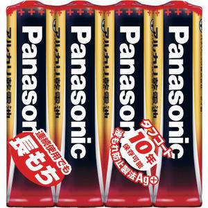 パナソニック(Panasonic) アルカリ乾電池 単4×4本 LR03XJ/4SE