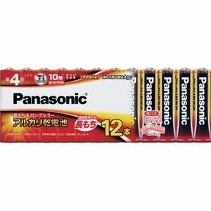 パナソニック アルカリ乾電池　単４ｘ１２本 12S LR03XJ/12SW