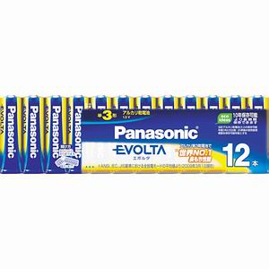 パナソニック Panasonic パナソニック LR6EJ/12SW アルカリ乾電池 エボルタ EVOLTA 単3形 12本パック Panasonic