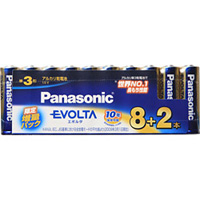 パナソニック Panasonic パナソニック LR6EJSP/10S エボルタ増量乾電池 単3形 10本パック Panasonic