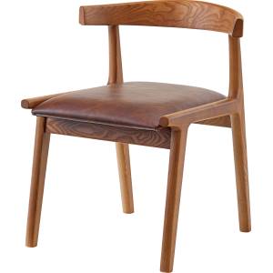 東谷 東谷 HOC-541DBB ヘンリー ダイニングチェア ブラウン メーカー直送 代引不可 北海道沖縄離島不可