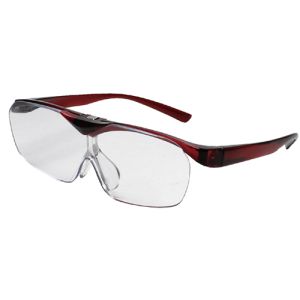 アイガーツール EIGERTOOL アイガーツール ＥＨＲ17Ｒ アイガー ハネアゲメガネルーペ 1.6倍 レッド