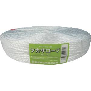 司化成工業 ツカサ 司化成工業 ツカサ Y-5 PP融着三本撚ロープ ツカサロープ Y-5