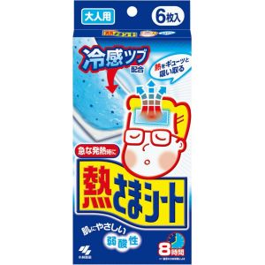 小林製薬 小林製薬 熱さまシート 大人用 6枚 冷却シート