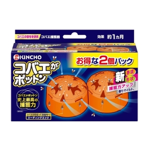 大日本除虫菊 金鳥 KINCHO 金鳥 コバエがポットン 置き型 2個入