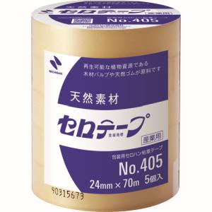 ニチバン Nichiban ニチバン 405-24X70 セロテープ 405 24mm×70m バイオマスマーク認定製品 5巻