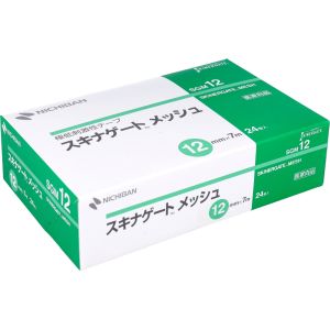 ニチバン NICHIBAN ニチバン 極低刺激性テープ スキナゲートメッシュ SGM12 12mm×7m 24巻入