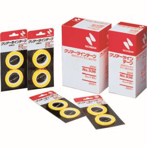 ニチバン Nichiban ニチバン CL536-2 クリアーラインテープ 536 曲線用 2mm×10m 2巻入