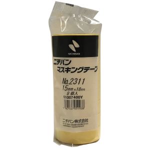 ニチバン NICHIBAN ニチバン 2311H-15 マスキングテープ 2311H 15mmＸ18m 8巻入り
