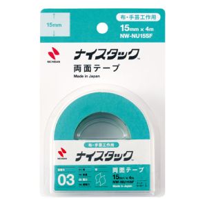ニチバン NICHIBAN ニチバン NW-NU15SF 両面テープ ナイスタック 布に使える強力両面テープ 15mmx4m