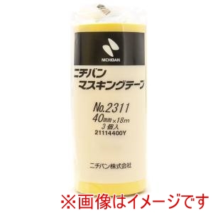 ニチバン NICHIBAN ニチバン 2311和紙テープ40ミリ 小箱
