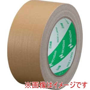 ニチバン ニチバン 102RN7-50 布粘着テープ 102N7-50 大巻 重量物封かん用 黄土 50mmX25m