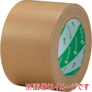 ニチバン ニチバン 102RN7-75 布粘着テープ 102N7-75大巻 重量物封かん用 黄土 75mmX25m