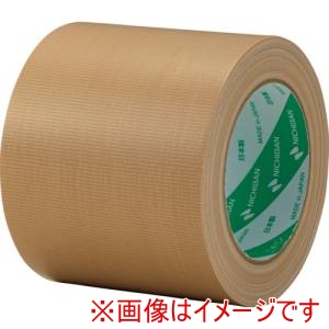 ニチバン ニチバン 102RN7-100 布粘着テープ 102N7-100 大巻 重量物封かん用 黄土 100mmX25m