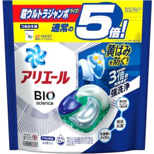 P&G P&G 390458 アリエール ジェルボール4D 詰め替え 超ウルトラジャンボ 60個