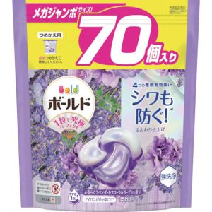 P&G P&G 402284 ボールド ジェルボール4D ラベンダー&フローラルガーデン 詰め替え メガジャンボ 70個