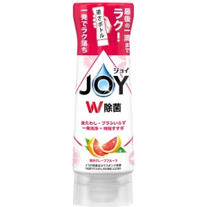 P&G P&G JOY ジョイ W除菌 食器用洗剤 ピンクグレープフルーツ 逆さボトル 290mL