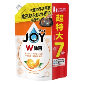 P&G P&G JOY ジョイ W除菌 食器用洗剤 オレンジ つめかえ用 超特大サイズ 930mL